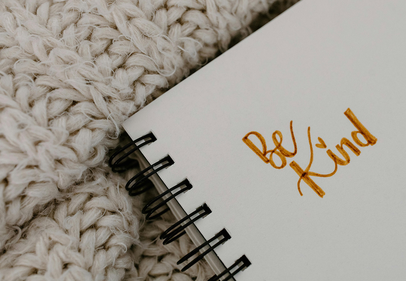 be kind on notebook